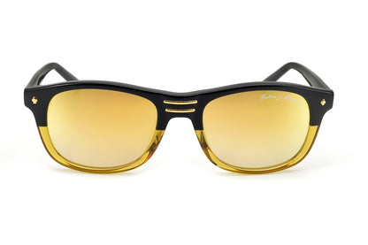 Luxury Eyewear The Showrunner Black Gold Edition wayfarer Sunglasses ,WALTON & MORTIMER