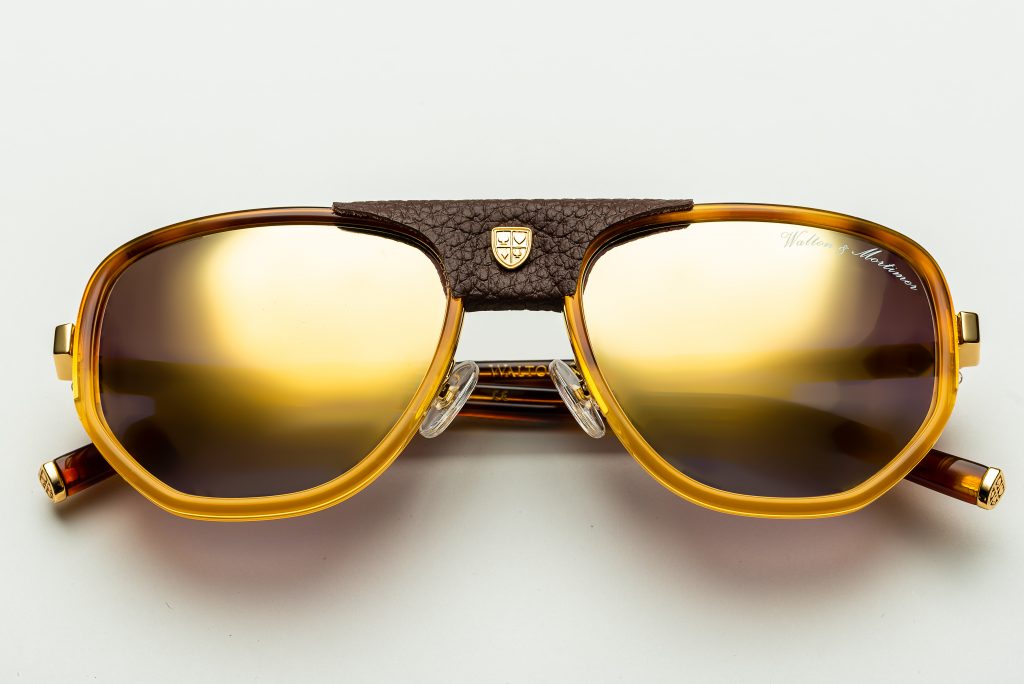 LUXURY EYEWEAR THE GUNRUNNER HAVANA EDITION polarized sunglasses ,WALTON & MORTIMER